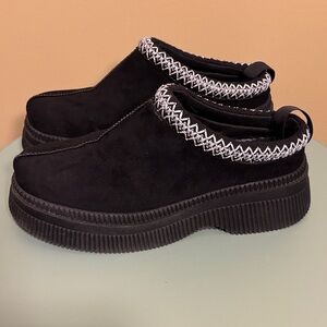 French Connection Black Slip-On Loafers